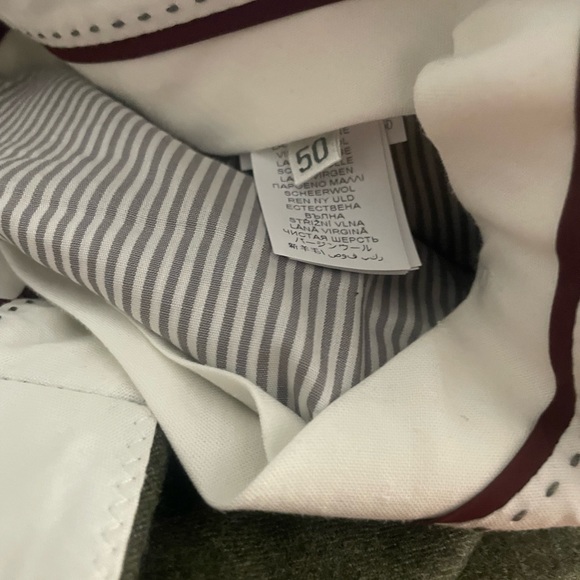 Brunello Cucinelli Mens Leisure Fit Wool Pants Sz 50 / 34 US - Picture 5 of 7